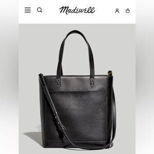 Madewell Black Medium Transport Tote